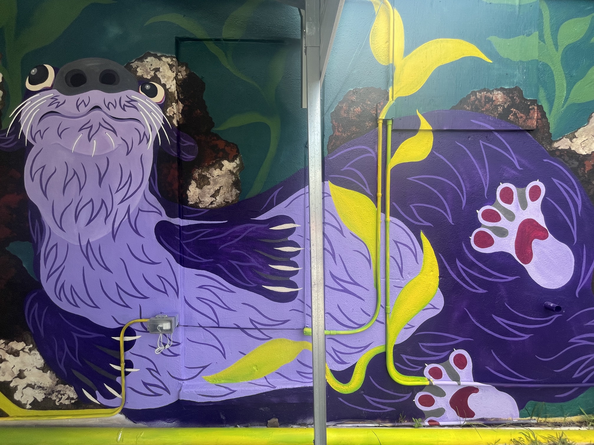 Otter Boops mural, view 11.